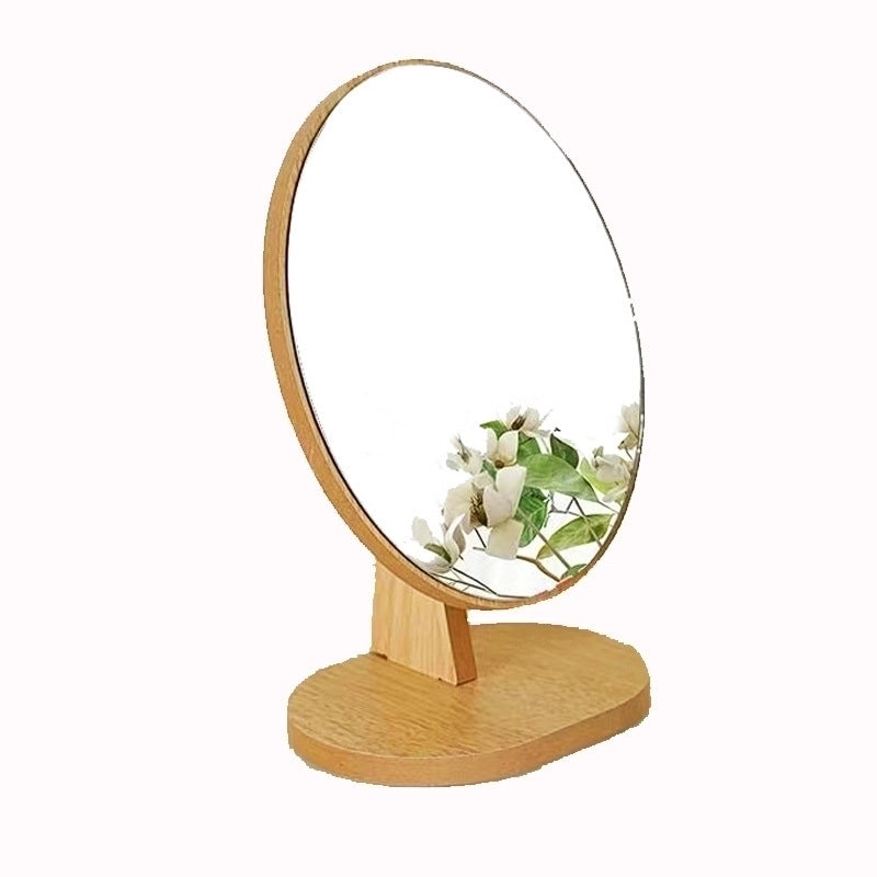 Minimalist Solid Color Wood Mirror 1 Piece