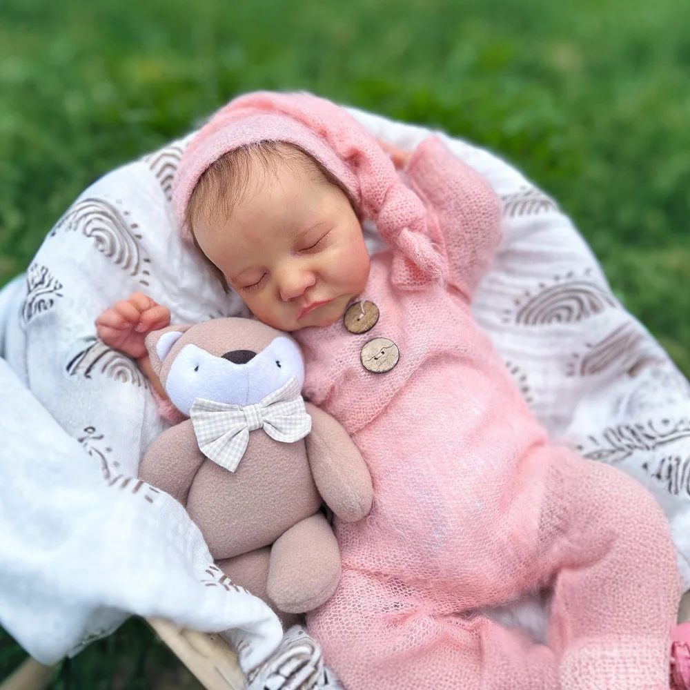 20" Reborn Newborn Lifelike Sleeping Baby Doll Girl Irene with 🔊Heatbeat Coos and Breath💗 -Creativegiftss® - [product_tag] RSAJ-Creativegiftss®
