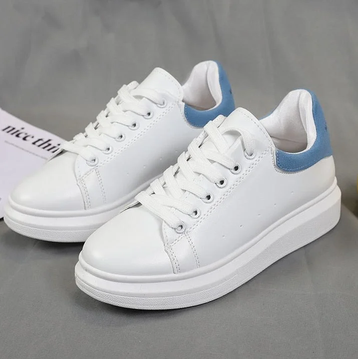 2020 Women Sneakers White Casual Shoes Woman Fashion White Shoes Sneaker Women White Shoes Platform Shoes Zapatillas Mujer