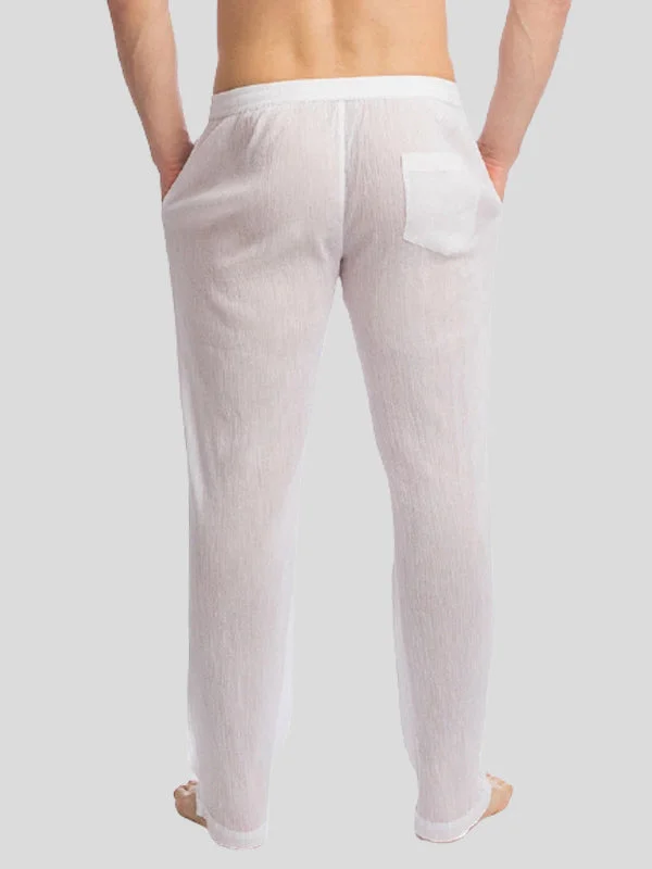 Aonga Men's Sexy Casual Cotton Linen Pants SKUH70584