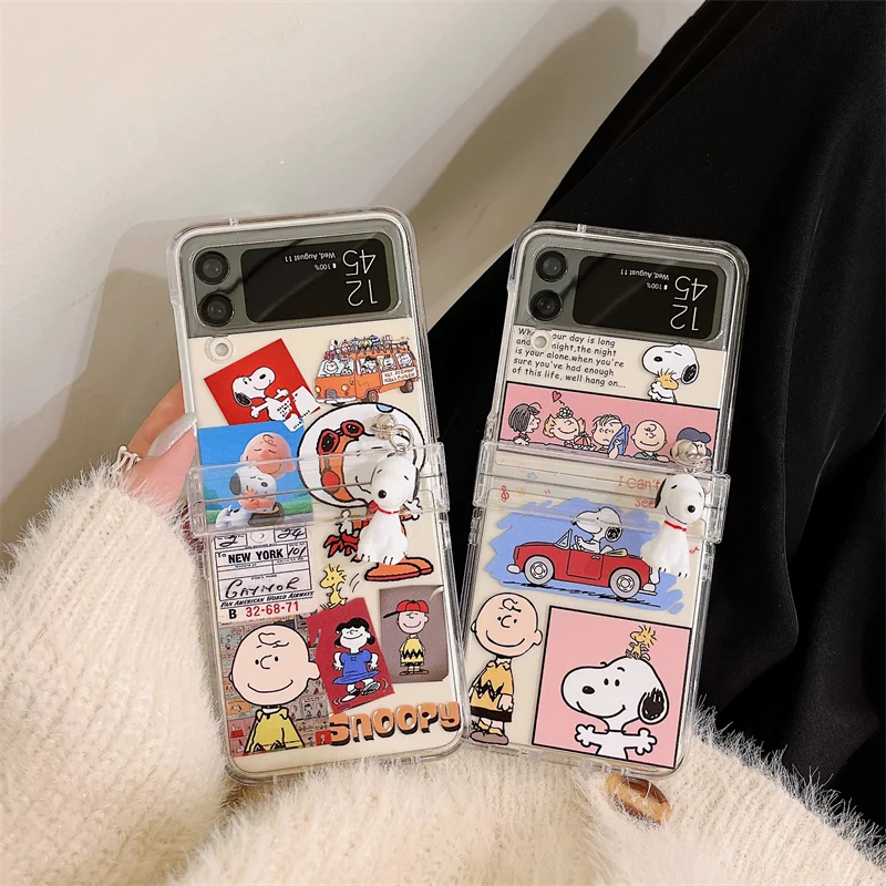 Cartoon Pendant Samsung Z Flip Case