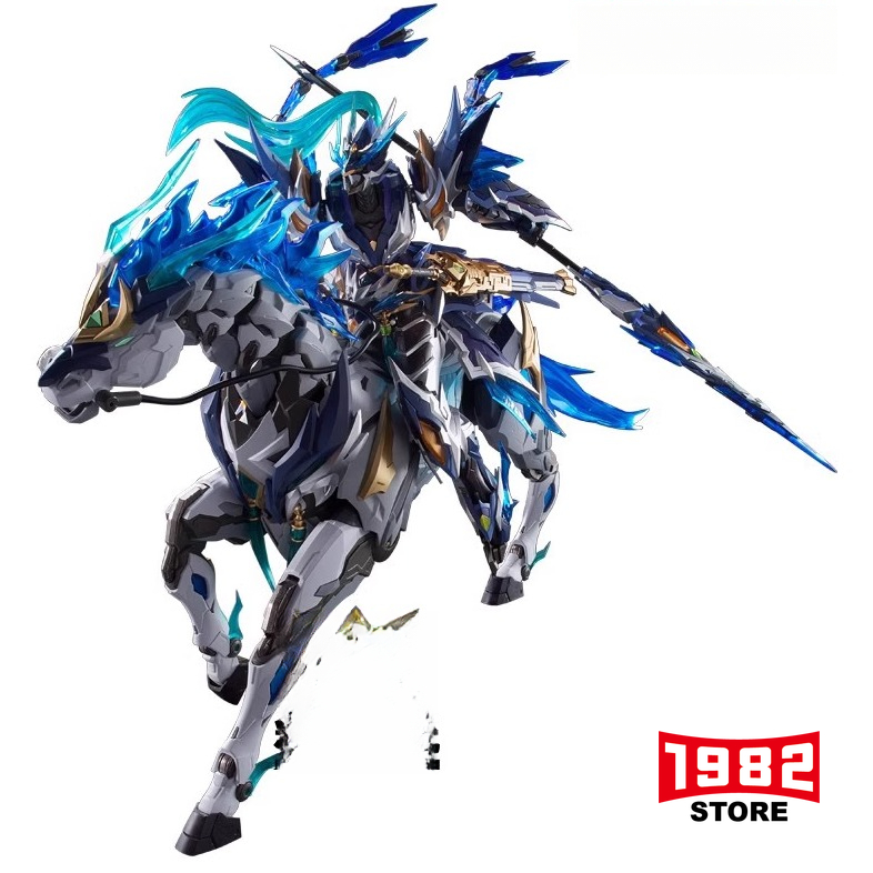 Pro-order MOTOR NUCLEAR Zhao Yun Yulan White Dragon Steed | Tianyou Star Dragon-Gallant Tiger General | Chinese Original Snap-fit Model | Articulated Action Figure | Collectible Gift