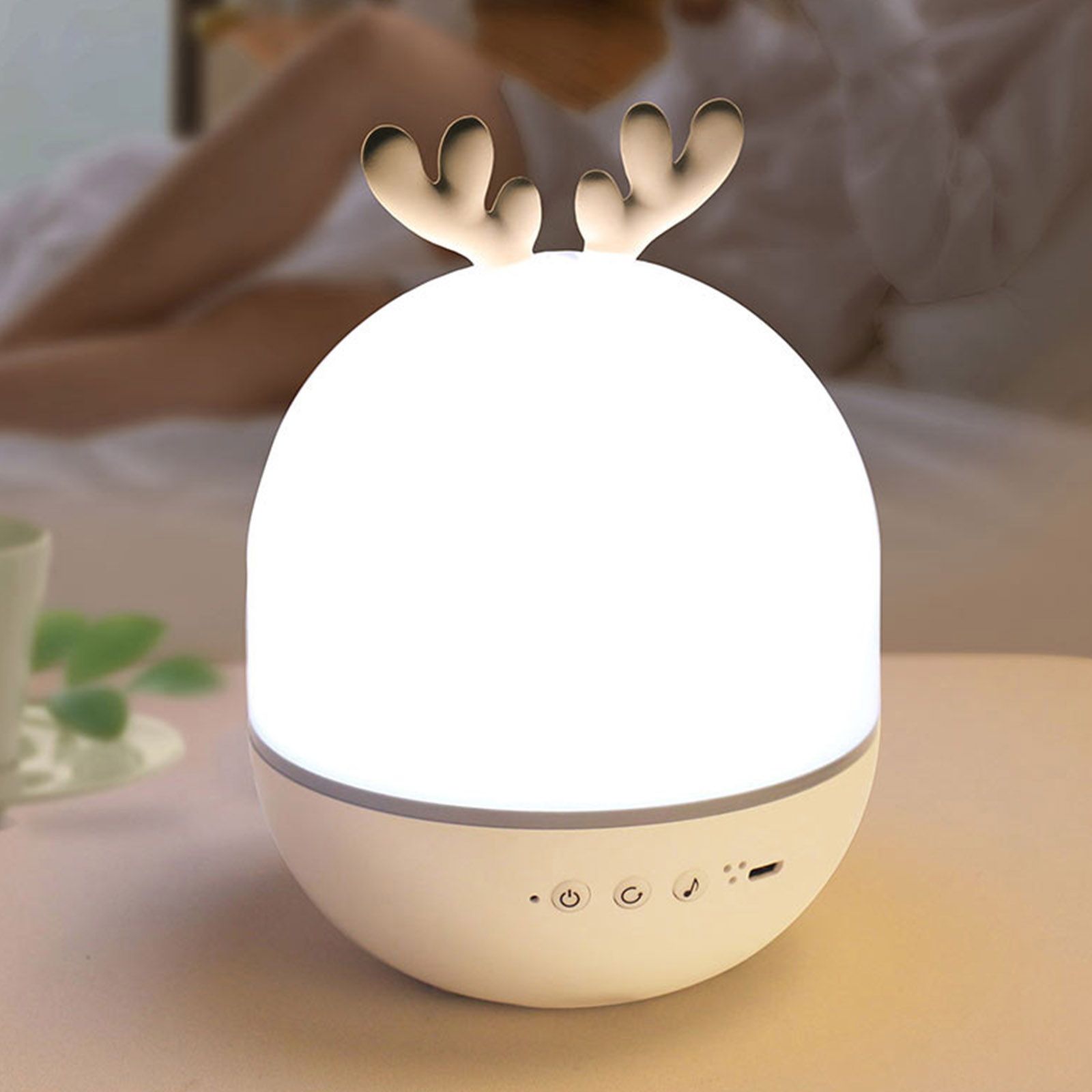 

Rechargeable Remote Control Music Boxing-Bluetooth Laser Projector Night Light, 501 Original