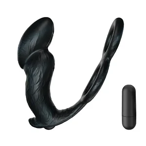 Double Ring Sperm-locking Prostate Massager