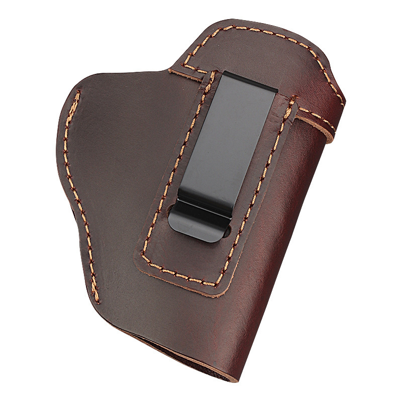 Glock G17 Cowhide Outdoor Tactical Portable Stealth Quick Draw Belt Holster