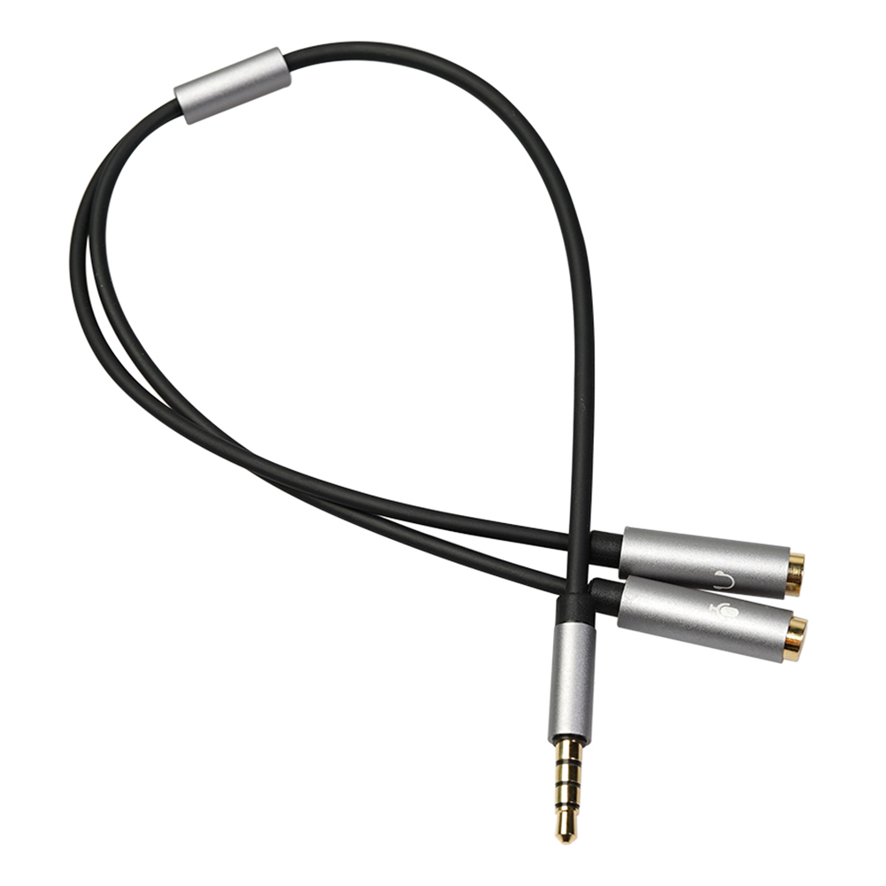 

916A 5x 3.5mm Male to Dual Female Headphone Microphone Audio Splitter Cable, 501 Original