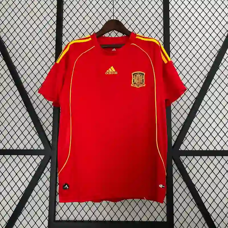Retro 2008 Spain Soccer Jersey Home