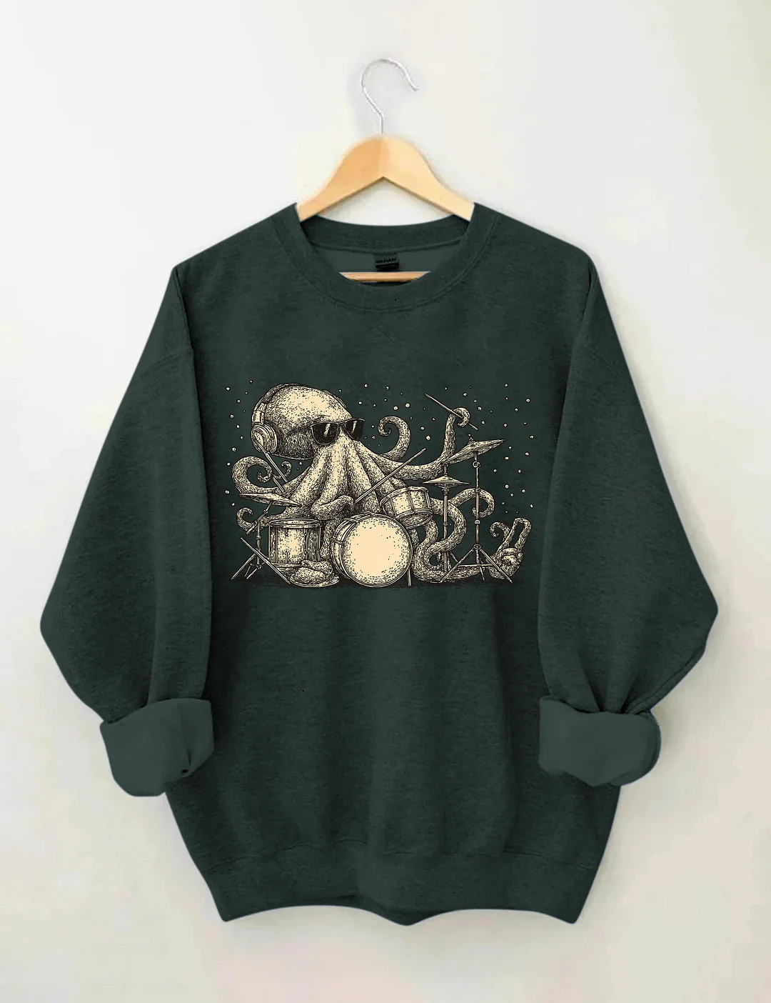 Octopus Drummer Sweatshirt
