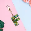 1Pc DIY Diamond Painting Lettter Keychain