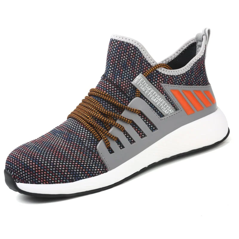 Safety Work Shoes Construction Men's Outdoor Steel Toe Cap Shoes Men's Puncture Proof High Quality Lightweight Fashion Boots