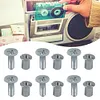 24Pcs NAB Hub Take Up Reel Screw Set 10.5in 1/4in Reel Tape for 3M AMPEX RMGI