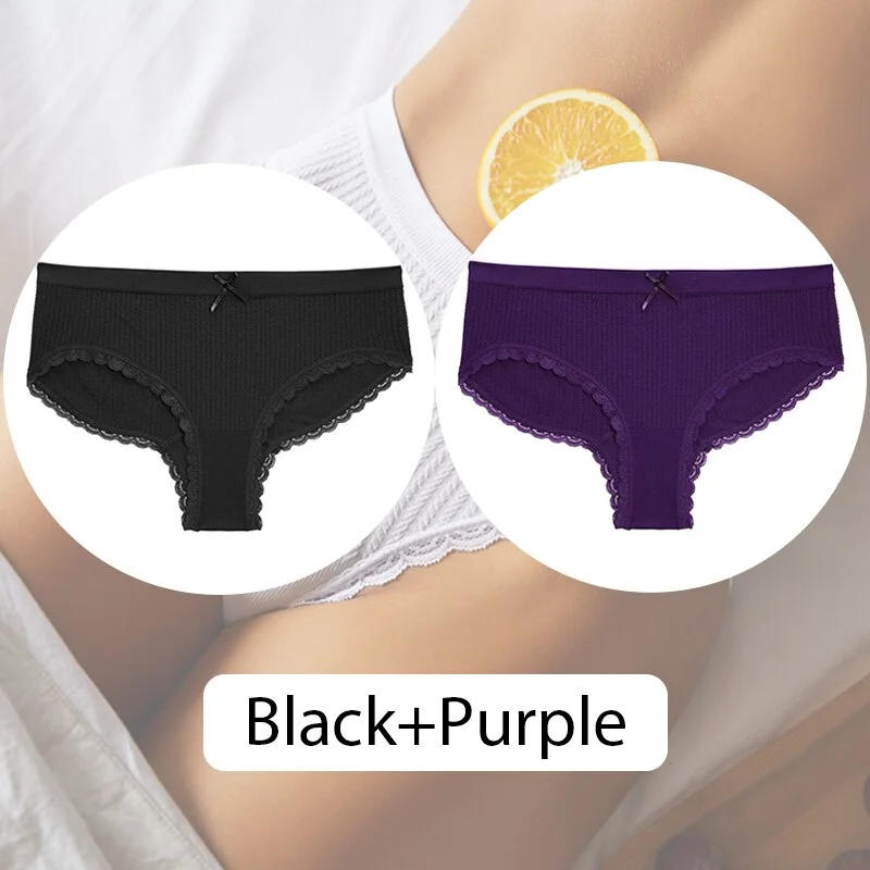 FINETOO Women Seamless Briefs 3D Jacquard Panties Low Waist Bow Underwear M-2XL Female Underpants Soft Ladies Panty Lingerie New