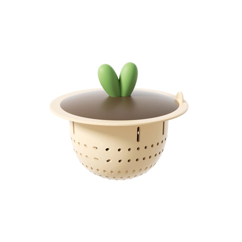 Casual Cartoon Style Minimalist Geometric TPR Floor Drain Cover 1 Piece