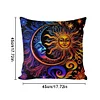 Sun And Moon Chart-Pillow Case-3 Strands 11CT Stamped Cross Stitch-45*45CM
