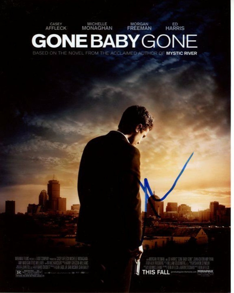 Casey affleck signed autographed gone baby gone patrick kenzie 8x10 Photo Poster painting