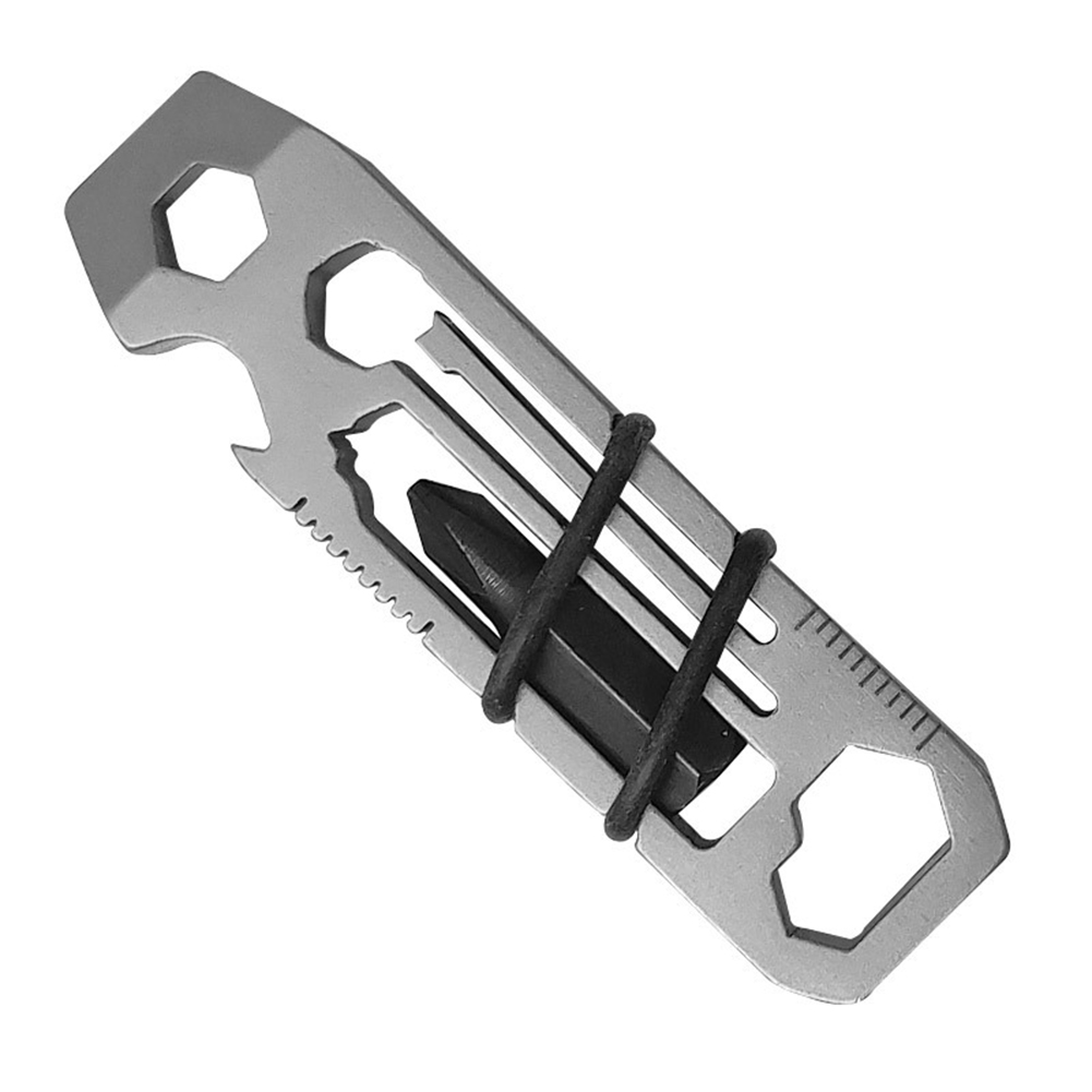 

6 In 1 Edc Keychain Tool Outdoor Pocket Bottle Opener Multi-Function Wrench, 501 Original