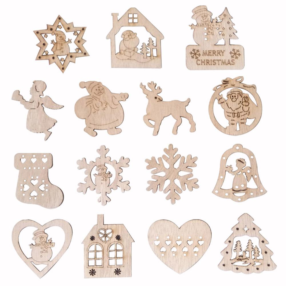 

15pcs Lovely Christmas Hollowed-out Hanging Ornament Home Scene Props Decor, Jm01663, 501 Original