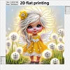 Diamond Painting-DIY Crystal Rhinestone Garden Girl