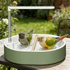 Automatic Parrot Bathtub with Circulating Shower System Parrot Bath Shower for African Grey Cockatiel Conure Budgie Lovebird