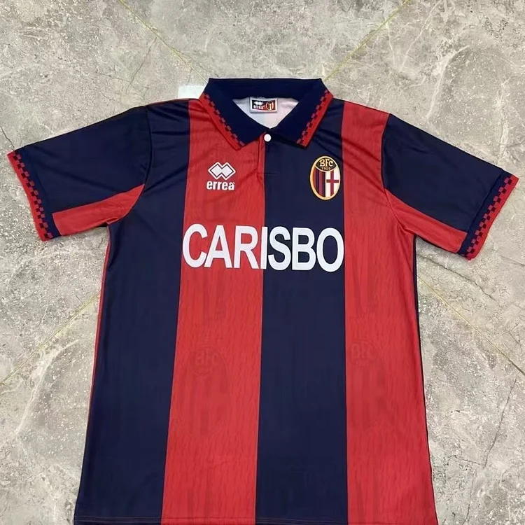 1994-95 retro Bologna home football jersey