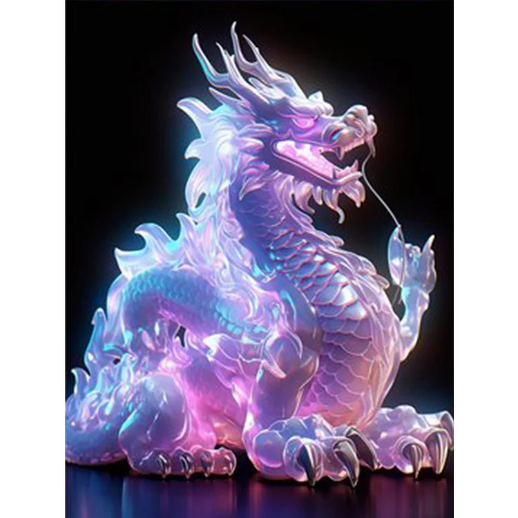 Luminous Dragon  - Full Round - Diamond Painting(30*40cm)