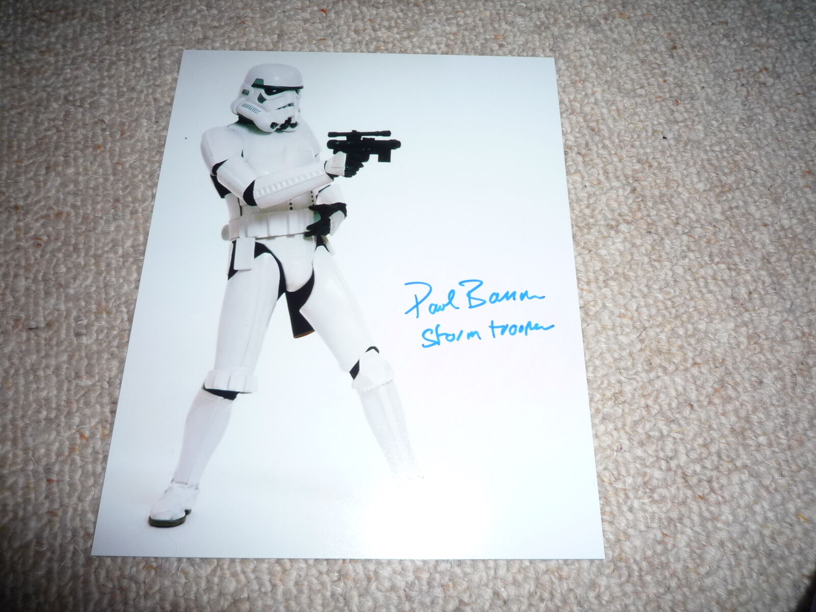 PAUL BANNON signed autograph In Person 8x10 20x25 cm STAR WARS Stormtrooper