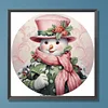 5D DIY Vollrundbohrer Diamantmalerei Weihnachten Schneemann Kit Wohnkultur30x30cm