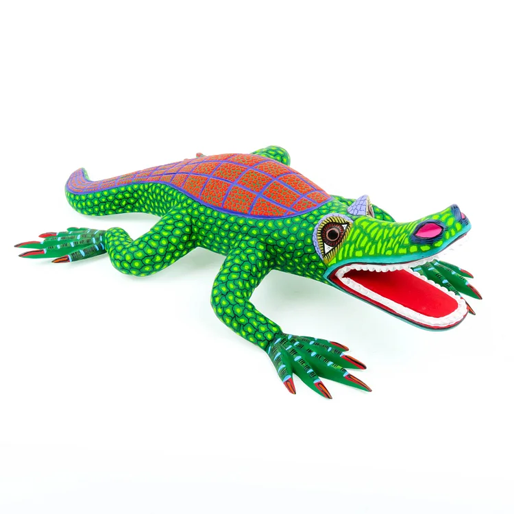 Alligator - Oaxacan Alebrije Wood Carving