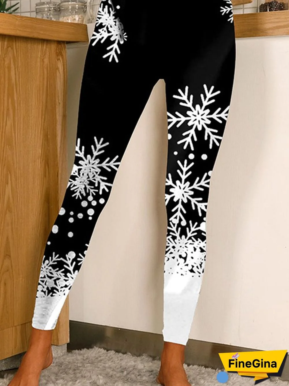 Printed Casual Skinny Leggings