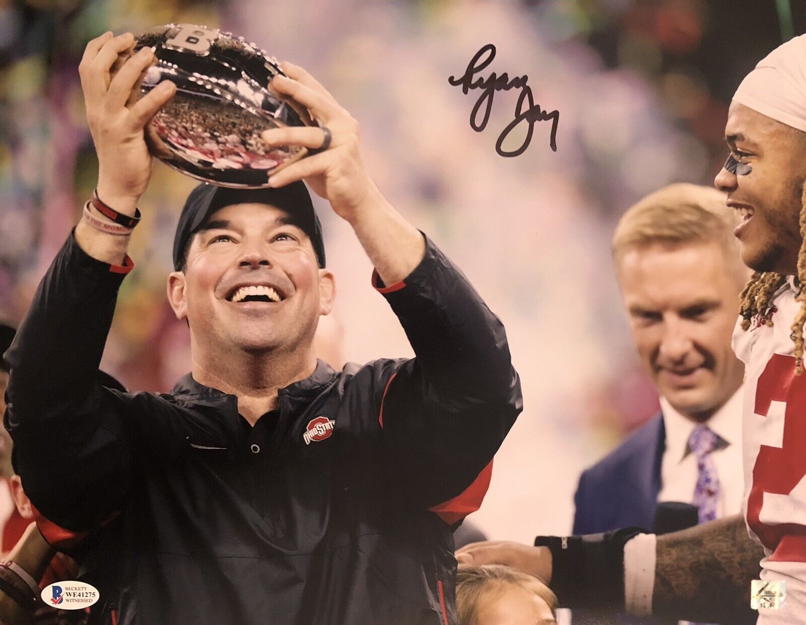 Ryan Day Signed Autographed Ohio State Buckeyes 11x14 Photo Poster painting Beckett