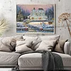 Snow Scene-11CT Stamped Cross Stitch-50*60cm