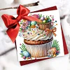 6Pcs Diamond Painting Cake Diamond Painting Greeting Card for Adults Beginners