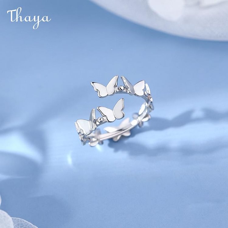 Thaya 925 Silver Butterfly Ring