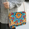(US Local)DIY Mandala Diamond Art Wooden Coin Pouch with Chain 5D Diamond Painting Purse
