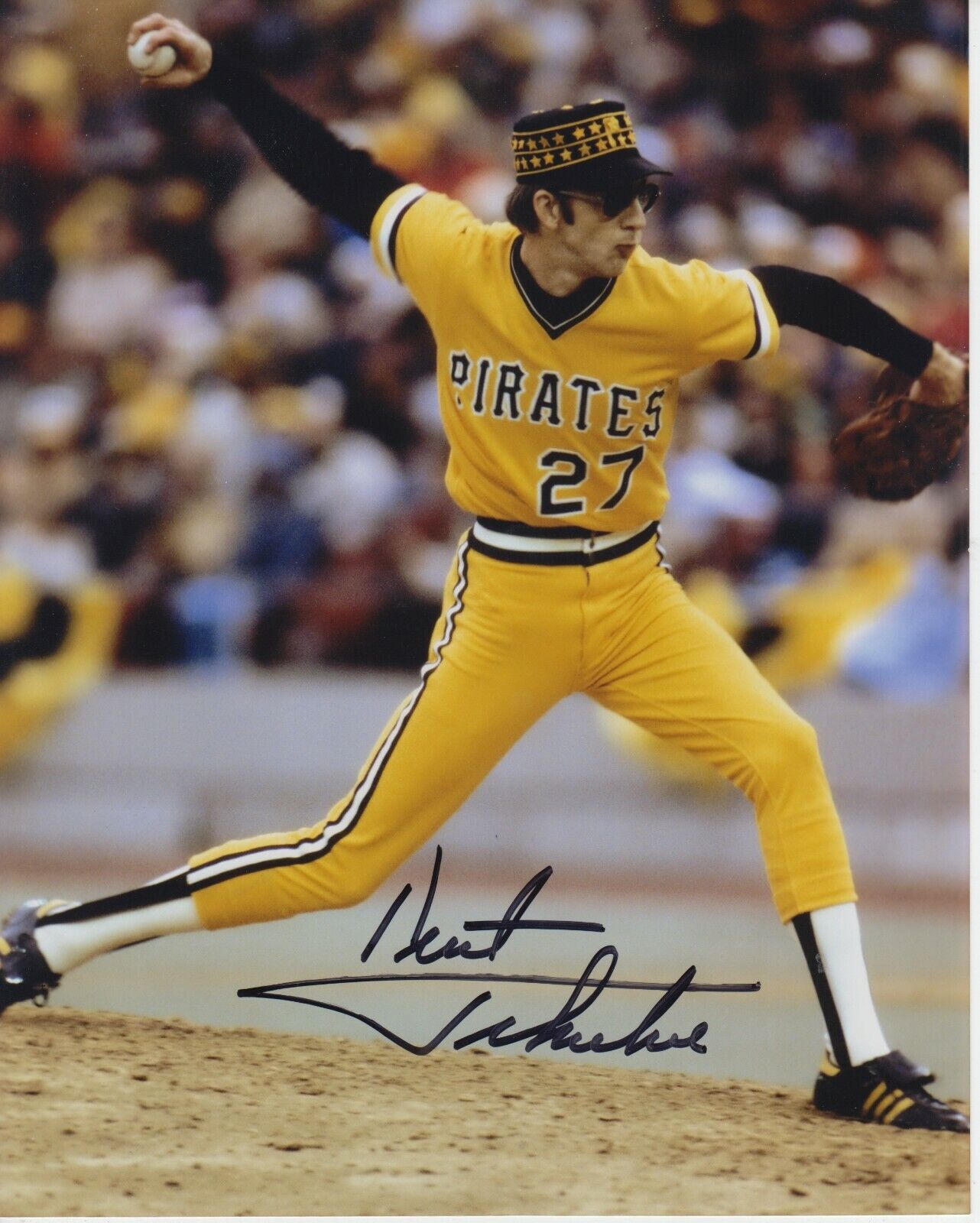 Kent Tekulve 8x10 Signed Photo Poster painting w/ COA Pittsburgh Pirates #1