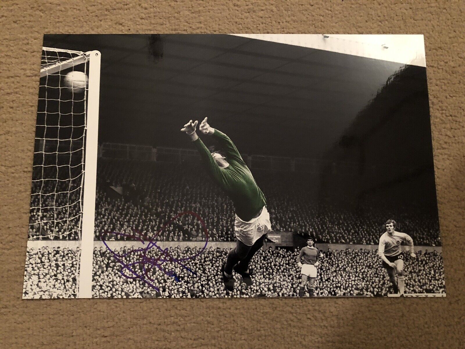 JIMMY RIMMER (MANCHESTER UNITED) SIGNED Photo Poster painting 12x8”