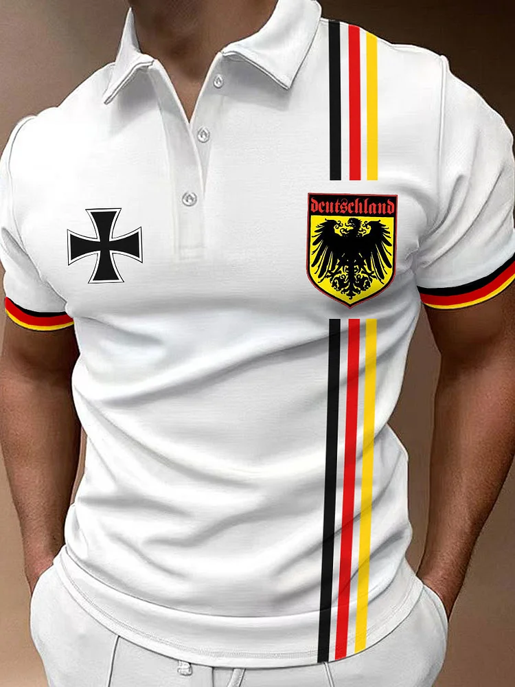 Deutschland gedrucktes POLO Hemd f&uuml;r M&auml;nner
