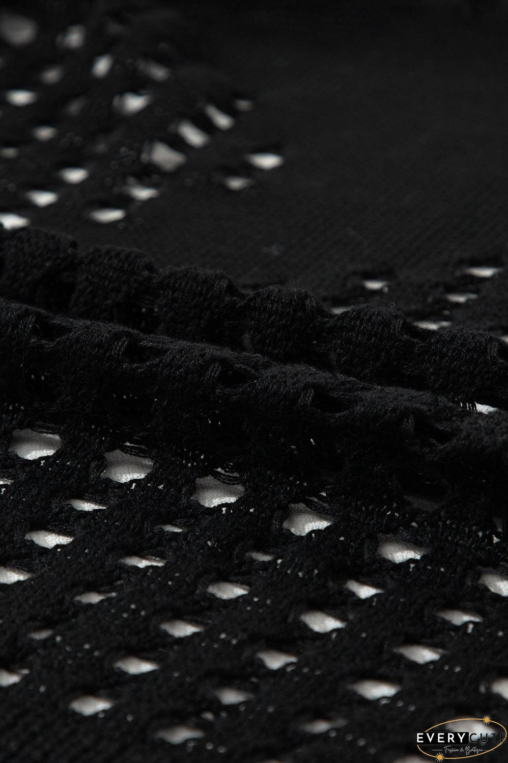Hollow Out Knit Cardigan