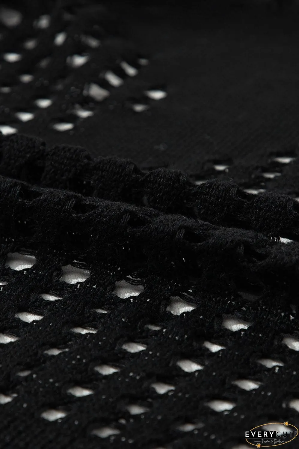 Hollow Out Knit Cardigan