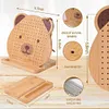 9.3 Inch Bamboo Crochet Blocking Board Bear Blocking Board for Crochet Projects