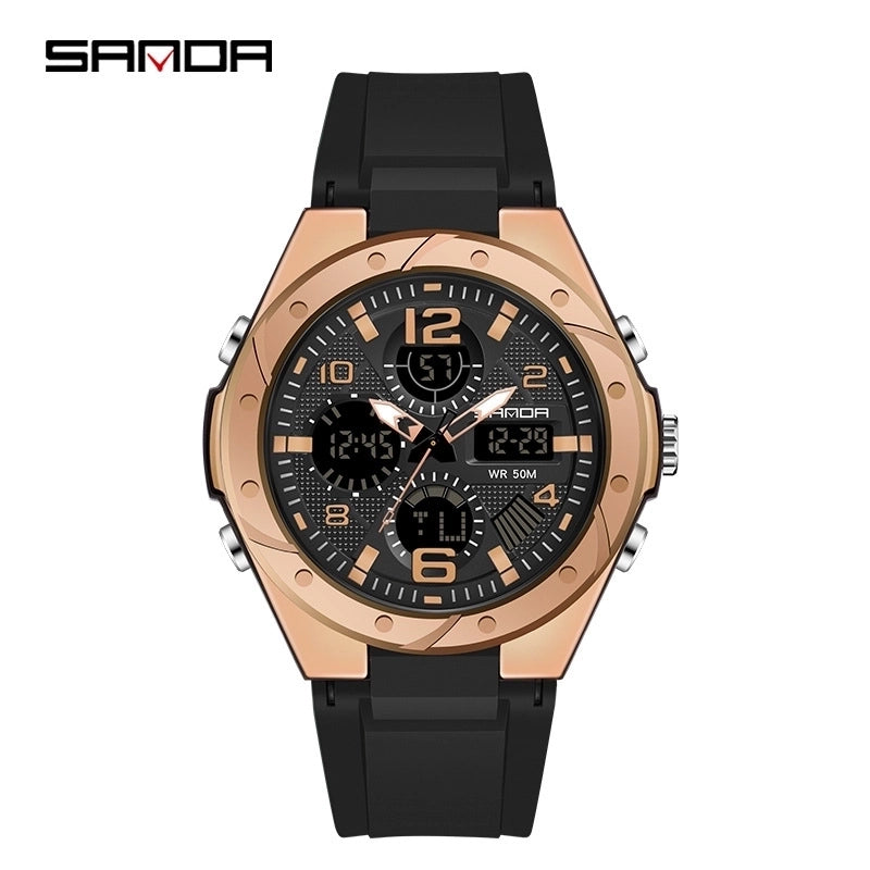 Modern Style Solid Color Electronic Men’s Watches