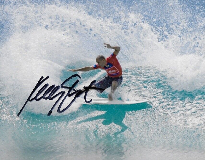 *KELLY SLATER*SIGNED*AUTOGRAPHED*Photo Poster painting*SURFING*8x10*COA*PROOF!!!