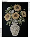 Diamond Painting-DIY Special Shaped Drill Pearl Painting Sunflower Bouquet(35x45cm)