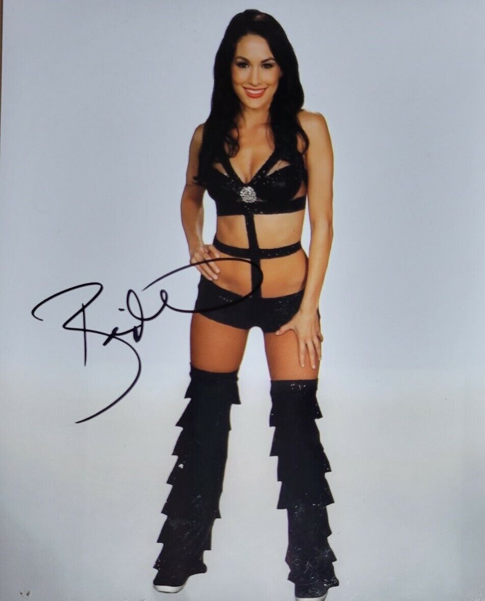 Brie Bella Authentic Autographed 8x10 Photo Poster painting w/ COA