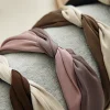Elegant Dual Colors Bowknot Ribbon Hair Band