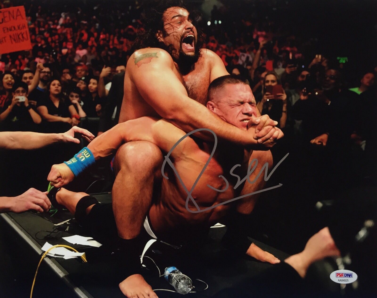 Alexander Rusev Signed Autographed 11x14 Wrestling Photo Poster painting PSA AA84925
