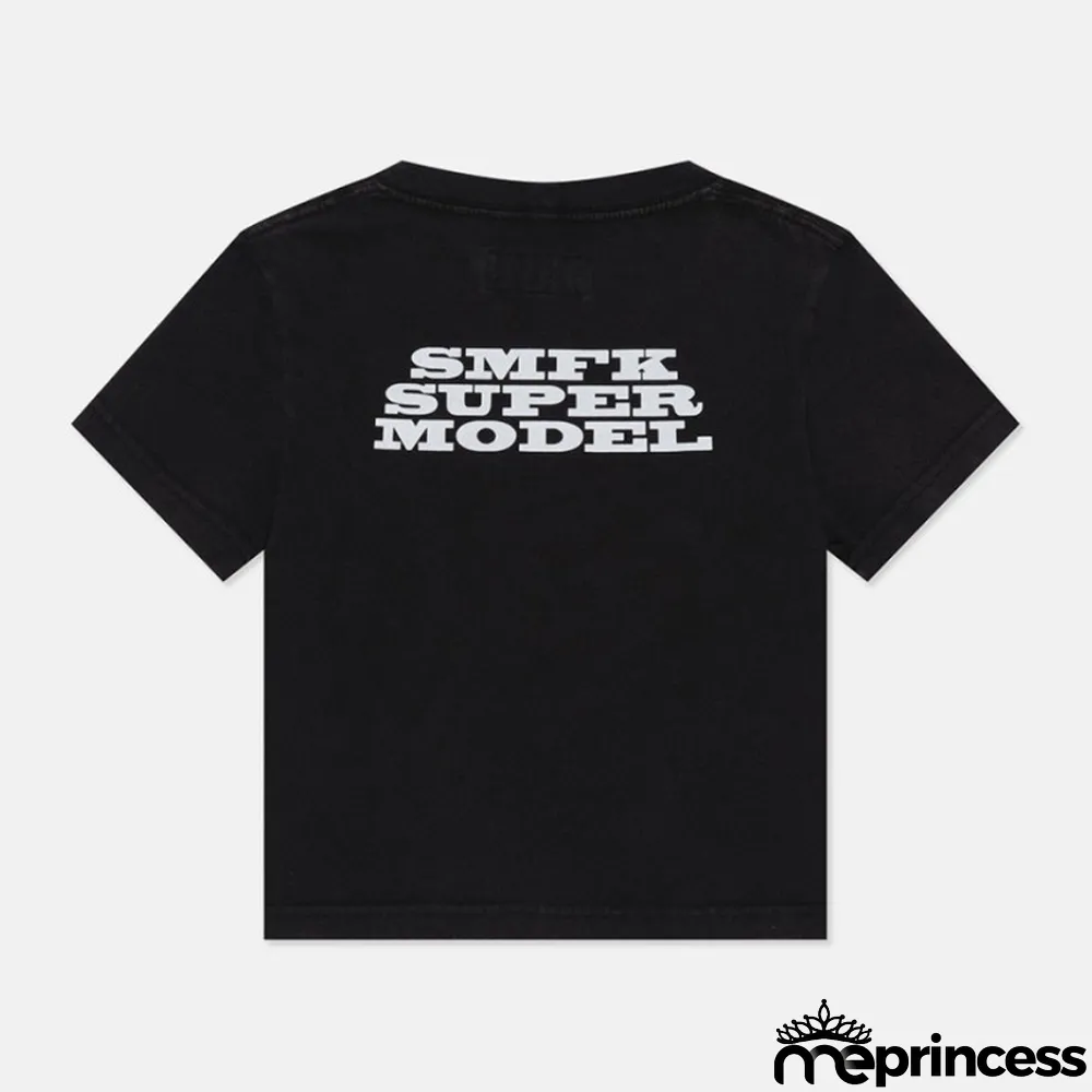 slim skinny Tee full cotton short ladies Crop short-sleeved t-shirt