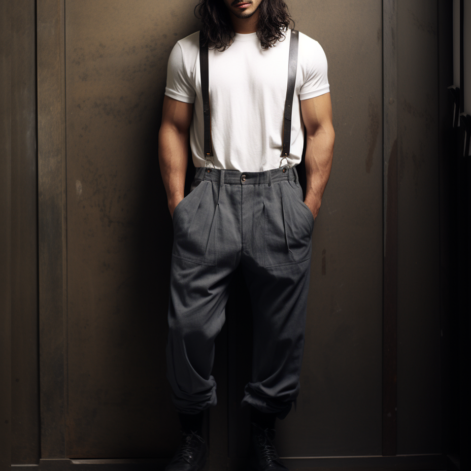 Men's Linen Pants Without Straps-inspireuse