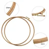 (US Only)2Pcs Round Embroidery Hoops DIY Sewing Tool for DIY Sewing Craft (20cm)