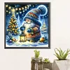 >SALE<5D DIY Full Round Drill Partial AB Diamond Painting Gnome Kit Art Decor 50x50cm